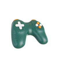 controlador de jogo de elemento flutuante 3d png