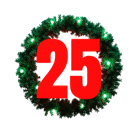 corona de navidad 25 png