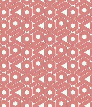 patrón geométrico hexagonal sin fisuras vector