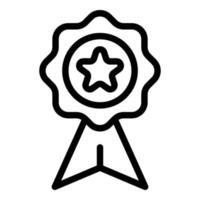 Business overview icon outline vector. Finance data vector