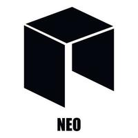 Neo icon, simple style vector