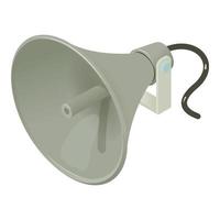 Loudspeaker icon, isometric style vector