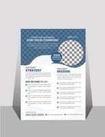 Professional business flyer design template vector