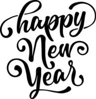 2023 Happy New Year text logo design. Number 2023 design template. 2023 collection vector