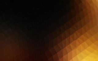 Dark Yellow, Orange vector polygonal pattern.