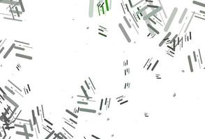 Light Green vector background with straight lines.