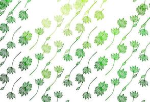 Light Green vector hand painted background.