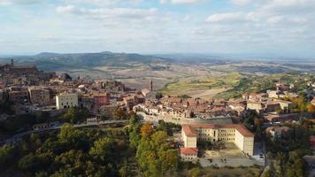 Montepulciano Aerial View in Tuscany, Italy video