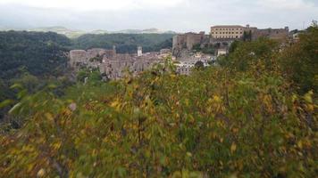 Sorano Aerial View in Tuscany, Italy video