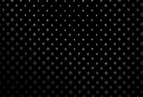 Dark black vector layout with elements of cards.