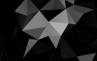 Dark Silver, Gray vector abstract mosaic pattern.