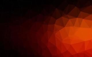 Dark Red, Yellow vector triangle mosaic texture.