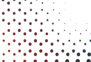 Light blue, red vector template with circles.