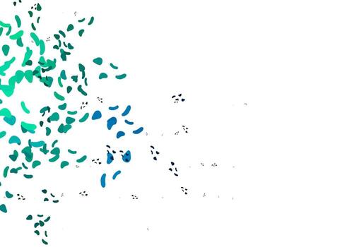 Light BLUE vector texture with random forms.