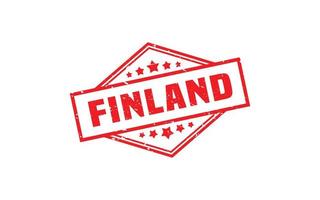 FINLAND stamp rubber with grunge style on white background vector