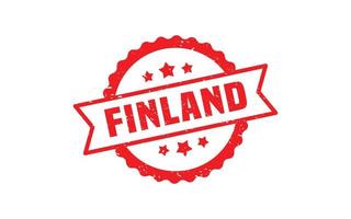 FINLAND stamp rubber with grunge style on white background vector