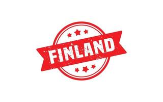 FINLAND stamp rubber with grunge style on white background vector