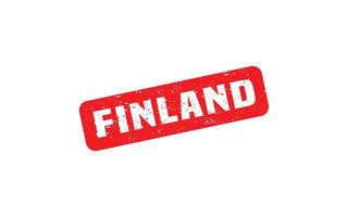 FINLAND stamp rubber with grunge style on white background vector