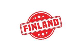 FINLAND stamp rubber with grunge style on white background vector