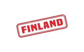 FINLAND stamp rubber with grunge style on white background vector