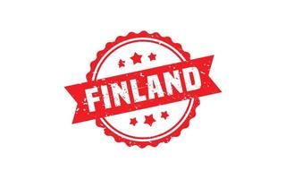 FINLAND stamp rubber with grunge style on white background vector