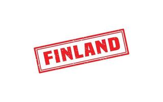 FINLAND stamp rubber with grunge style on white background vector