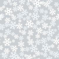 Snow seamless pattern. Christmas texture. Winter holiday flowing snowflakes background. vector