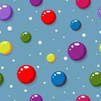 Abstract seamless pattern. Colorful spheres. Colorful circles wallpaper. vector