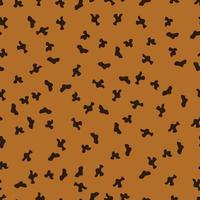 Abstract vector patterns of leopard skin. Black