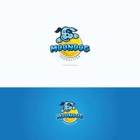 Dog logo design, pet care center, dog in home illustration, animal hospital vector icons.