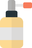 ilustración de botella de spray en estilo minimalista png