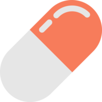 illustration de pilule capsule dans un style minimal png