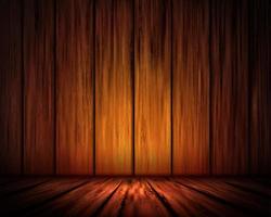 Rustic wooden plank background in 3d illustration vector
