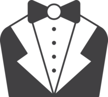 illustration de costume de marié dans un style minimal png