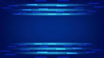 abstract futuristic technology background. hi tech digital blue light with copy space vector