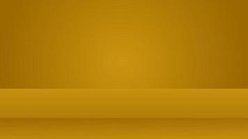 blank gold studio scene background for product display backdrop and graphic design element vector