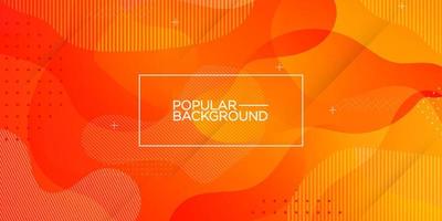 colorful orange dynamic background design in bright style with shadows and lines color. EPS10 Vector background.