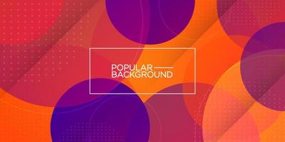 abstract purple orange yellow with gradient circle background. simple pattern for banner template wallpaper poster. Eps10 vector