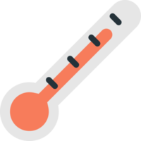 thermomètre pour illustration hospitalière dans un style minimal png