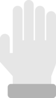 ilustración de guantes de doctor en estilo minimalista png