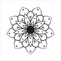 Mandala Design Decorative Pattern Decoration Snowflake vector