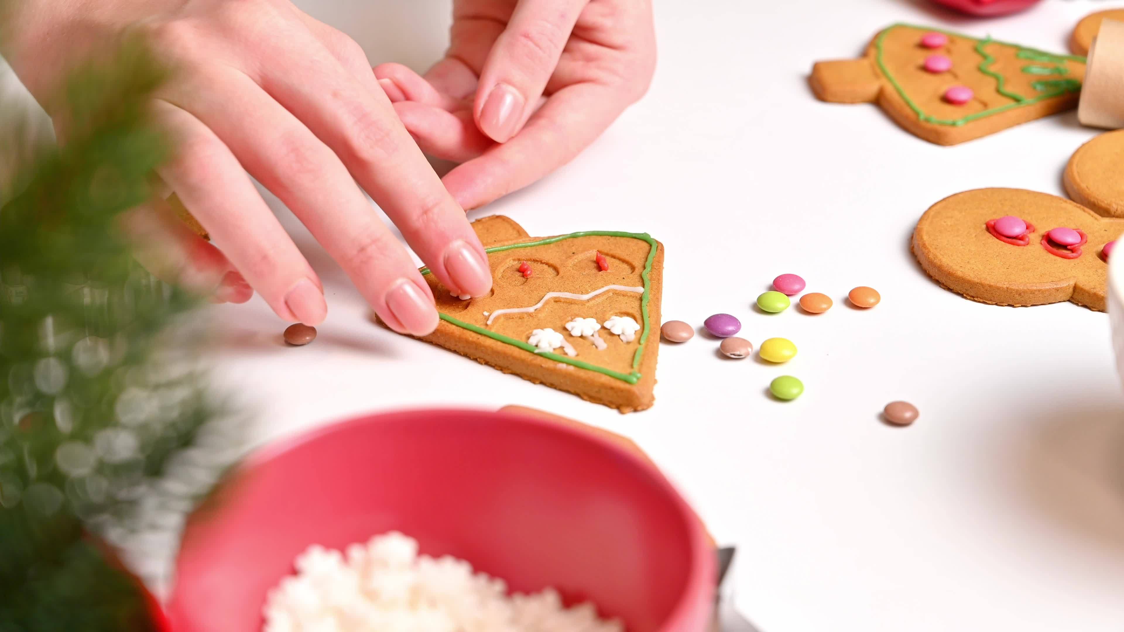 Holiday Cookies Stock Video Footage for Free Download