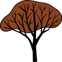 simplicity tree freehand drawing png