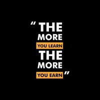a quotes of the day in simple design vector