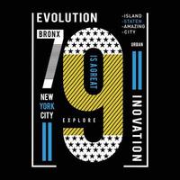 Explore new york city typography tee design vector illustration,element vintage artistic apparel product - Vector