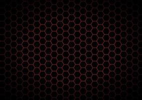 abstract background hexagonal gray and red color tone pattern vector illustration