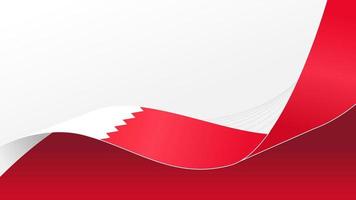 Bahrain national day celebration background. vector