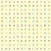 GiftBox pattern seamless vector