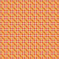 orange circle pattern seamless background vector
