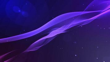 forma de partículas de temática púrpura, fondo gráfico de neón futurista, ilustración de elementos de arte abstracto 3d de energía científica, inteligencia artificial de tecnología, animación de papel tapiz de tema de forma video